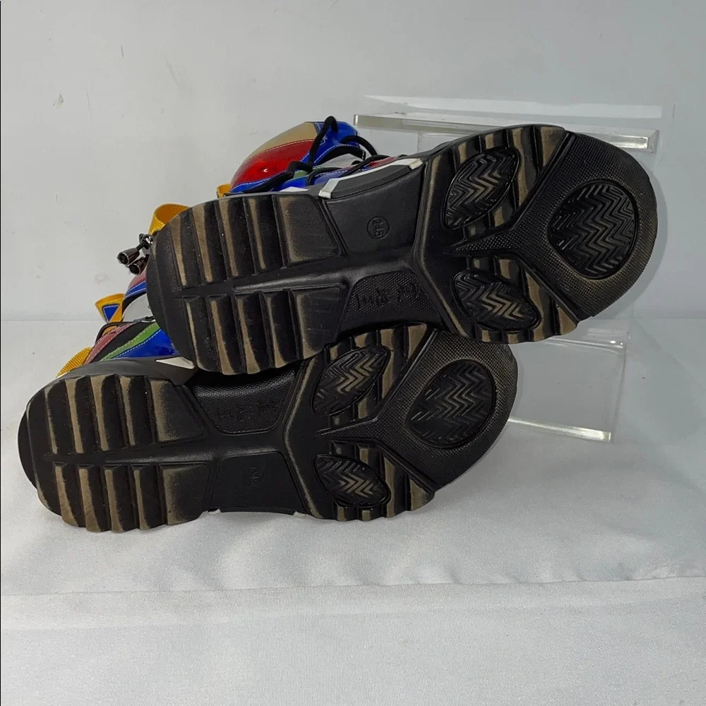 HOLOGRAPHIC HI TOP SNEAKERS FTL-02-072 - Picture 6 of 9